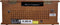 Soundmaster NR565DAB - Muziekcenter - DAB+/FM-radio Bluetooth USB-opname - Houtkleur