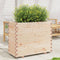 vidaXL - Plantenbak - 90x40x72,5 - cm - massief - grenenhout
