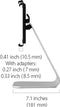 Rain Design mStand Tablet Pro - Standaard - Verstelbare kijkhoek - Zilver