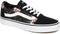 Vans WM Ward - Lage Sneakers - Sidestripe logo - (Flowers & Checks) Black - Maat 39