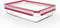 Emsa N1041200 Clip and Close Glazen Vershoudbewaarbakje 3L 22.8x8 cm Rood