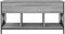 vidaXL - Salontafel - 100x55x50 - cm - bewerkt - hout - en - metaal - grijs - sonoma