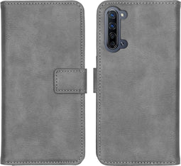 iMoshion Hoesje Geschikt voor Oppo Find X2 Lite Hoesje Met Pasjeshouder - iMoshion Luxe Bookcase - Grijs