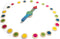 BS Toys De Buiten Pijl - hout - FSC - Vanaf 4 Jaar - 24 chips - 2 tot 24 spelers
