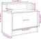 vidaXL - Nachtkastjes - 2 - st - met - lade - 51x31x47 - cm - sonoma - eikenkleurig