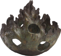 PTMD Roux Kom Decoratie - 19 x 19 x 29 cm - Aluminium - Brons - Brons