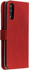 Selencia Huawei P20 - Echt Lederen Bookcase - Ruimte voor 3 pasjes - Rood