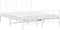 vidaXL - Bedframe - met - hoofd- - en - voeteneinde - metaal - wit - 160x200 - cm