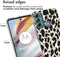 iMoshion Hoesje Geschikt voor Motorola Moto G60 Hoesje Siliconen - iMoshion Design hoesje - Goud / Golden Leopard