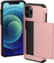 imoshion Hoesje Geschikt voor iPhone 12 Pro / 12 Hoesje - Ruimte voor 2 pasjes - imoshion Backcover met pasjeshouder - Rosé Goud