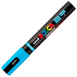 POSCA PC-5BR - Markeerstift - Inkt op waterbasis 1-4 mm - Licht Blauw (6 stuks)