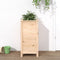 vidaXL - Plantenbak - 40x40x78 - cm - massief - grenenhout