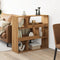 vidaXL - Kamerscherm - 100x33x94,5 - cm - bewerkt - hout - artisanaal - eikenkleur
