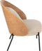 J-Line loungestoel Lone - multiplex/metaal - naturel/beige