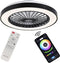 WERYOU® illuminAIR - Plafondventilator - RGB LED verlichting - Dimbaar - ⌀56CM