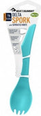 Sea to Summit delta spork bestek lepel mes vork combinatie blauw
