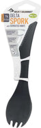Sea to Summit delta spork bestek lepel mes vork combinatie blauw