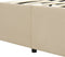 Savona Gestoffeerd Bed - 200 x 120 cm - Bedlade - Beige