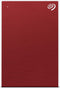 Seagate One Touch - Externe Harde Schijf - 2TB - Rood