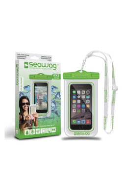 Seawag Waterdichte Telefoonhoes - Wit/Groen Wit/Groen