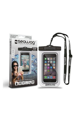 Seawag Waterdichte Telefoonhoes - Wit/Zwart Wit/Zwart
