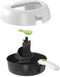 SEB FZ712100 Actifry Elektrisch dikker zonder olie, 3% vetmateriaal, 1 kg verwijderbare tank, 4 personen, gemaakt in Frankrijk, wit