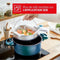 SEB P4705100 Snelkookpan Snelkookpan CLIPSOMINUT 'DUO - 5L - Alle kookplaten inclusief inductie - Frans fabricaat - Bleu Boréal