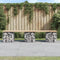 vidaXL - Tuinbank - Schanskorfontwerp - 203x44x42 - cm - massief - grenenhout