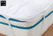 Home & Comfort Matrastopper 80*200cm - Ondersteunend en Drukverlagend - Wasbaar - Anti-allergeen - Wit
