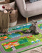 SEBEN - Kindervloerkleed - Groen - 80 x 150 cm - Polyester