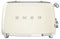 SMEG TSF03CREU - Broodrooster - 4 brede sleuven 2000 W - Crème