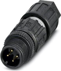 Phoenix Contact 1641714 Sensor/actuator connector, niet geassembleerd M12 Aantal polen: 4 Stekker, recht 1 stuk(s)