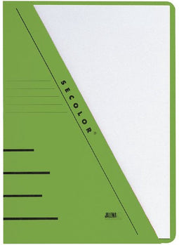 Secolor Insteekmap - pak 10 stuks - groen