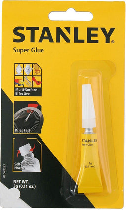 Secondenlijm Stanley ECA Sneldrogend Multifunctioneel (3 g)