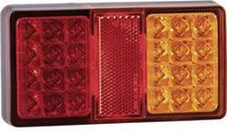 SecoRüt Aanhangerachterlicht Remlicht, Reflector, Knipperlicht, Achterlicht Links, Rechts 12 V, 24 V Helder glas