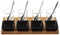 Secret de Gourmet 13 delig aperitiefset - glas - bamboe - porselein - lepeltjes