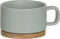 Secret de Gourmet 3 in 1 Theepot + Kopje + Onderzetter Keramiek - Mint Groen