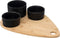 Secret de Gourmet Aperitief set black bamboe - 4-delig - Zwart