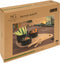 Secret de Gourmet Aperitief set black bamboe - 4-delig - Zwart
