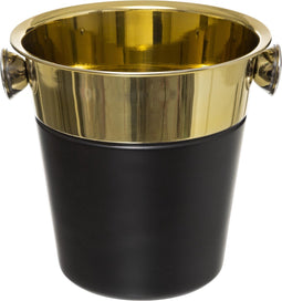Secret de gourmet Champagne emmer goud/mat zwart - Dia 23,5 cm