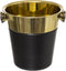 Secret de gourmet Champagne emmer goud/mat zwart - Dia 23,5 cm