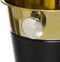 Secret de gourmet Champagne emmer goud/mat zwart - Dia 23,5 cm