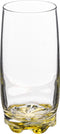 Secret de Gourmet Drinkglazen - 6 stuks - waterglazen - 380 ml - kleurenmix