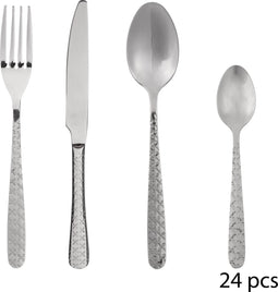 Secret de Gourmet Flora Bestekset roestvrij staal - 24 delig - Bestek