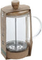 Secret de Gourmet French press cafetiere - glas/bamboe - 600 ml
