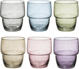 Secret de Gourmet Glazen set 6 stuks - 28 CL - Multicolor