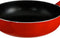 Secret de Gourmet - Hapjespan met deksel - Alle kookplaten/warmtebronnen geschikt - rood/zwart - Dia 24 cm