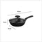 Secret de Gourmet - Hapjespan met deksel - Alle kookplaten/warmtebronnen geschikt - zwart - Dia 24 cm