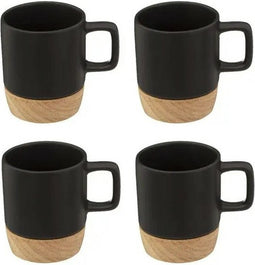 Secret de Gourmet Koffiekopjes/espressokopjes - 4st - aardewerk - 120 ml