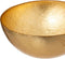 Secret de Gourmet Kommetjes/serveer schaaltjes - 4x - Athena - glas - D15 x H5 cm - goud - Stapelbaar